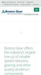 Mobile Screenshot of bostongear.com